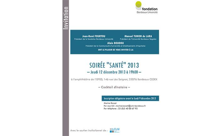 Soirée "SANTE" 2013